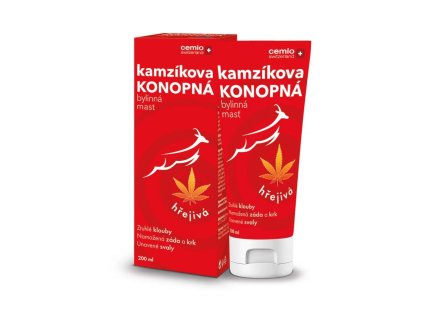 Cemio Kamzíkova konopná mast hřejivá 200 ml