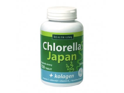 Health Link Chlorella Japan + kolagen 750 tbl.