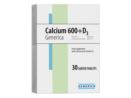 Generica Calcium 600+D3 30 tbl.