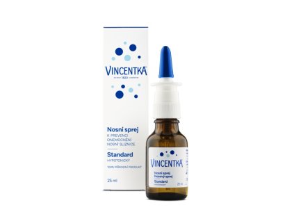 Vincentka Nosní sprej STANDARD hypotonický 25 ml