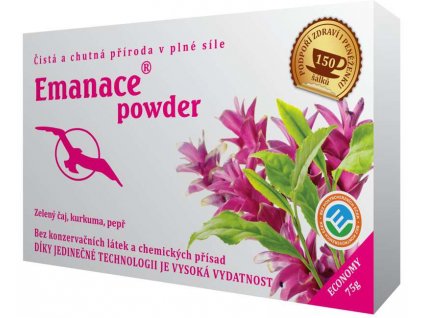 Phoenix Division Emanace powder - zelený čaj, kurkuma, pepř 50 g