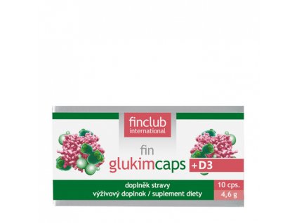 Finclub fin Glukimcaps+D3 10 kapslí