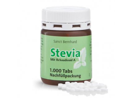 Sanct Bernhard Stevia Tabs náhradní náplň 1000 tbl.