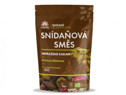 Iswari Bio snídaňová směs - nepražené kakao 360 g