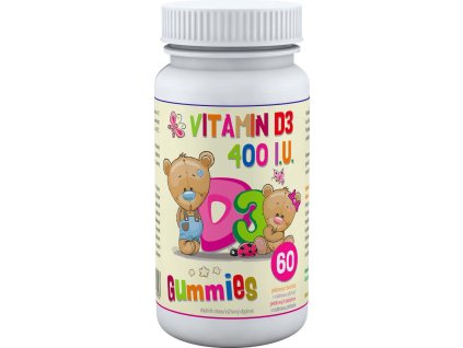 Clinical Vitamin D3 400 I.U. Gummies 60 pektinových bonbónů