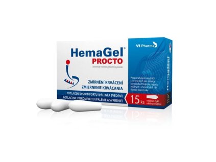 Hemagel PROCTO rektální čípky 15 ks