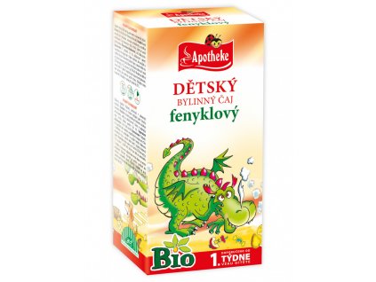 Apotheke Bio Dětský čaj fenyklový Drak 20x1,5g