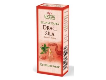 Grešík Dračí síla bylinné kapky Devatero bylin 50 ml