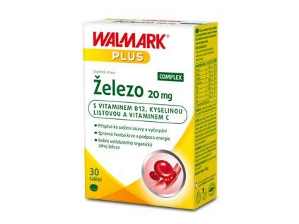 walmark zelezo 20mg tbl 30