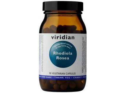 Viridian Rhodiola Rosea 90 kapslí