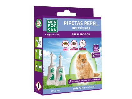 menforsan antiparazitni pipety pro kocky 2 ks