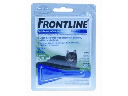 Frontline spot-on pro kočky 0,5 ml 3 pipety