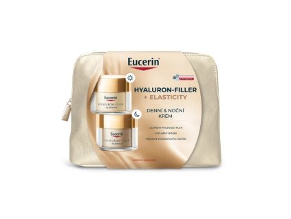 Eucerin Hyaluron-Filler + Elasticity vánoční kazeta 2 ks