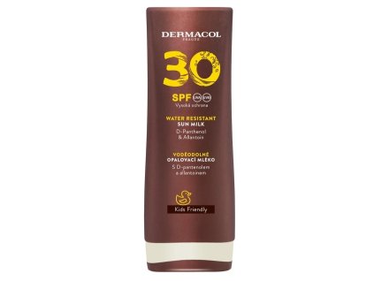 Dermacol Voděodolné zvláčňující mléko na opalování SPF 30 Sun 200 ml