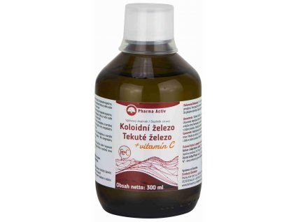 Pharma Activ Koloidní železo + vitamín C liquid 300 ml