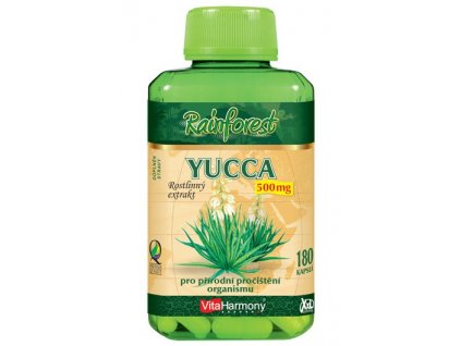 VitaHarmony Yucca 500mg XXL 180 kapslí