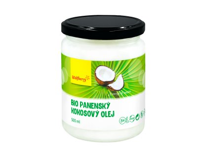 kokosovy olej panensky bio 500ml wolfberry