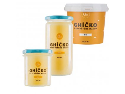České ghíčko BIO Ghí - přepuštěné máslo