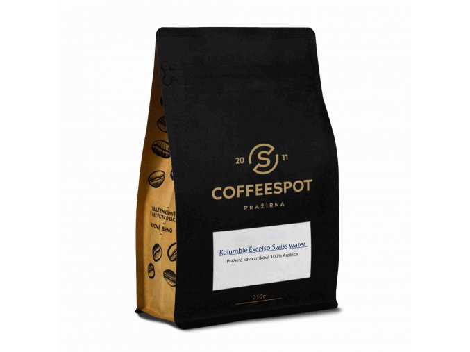 Coffeespot Kolumbie Excelso Swiss water Decaf 250 g