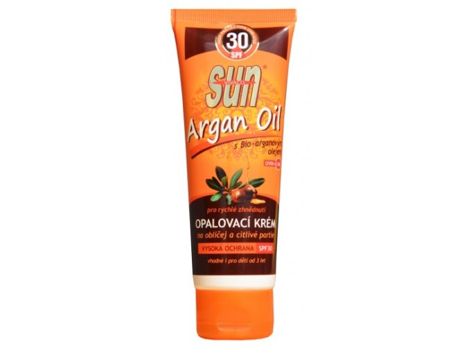 vivaco sun opalovaci krem argan OF30