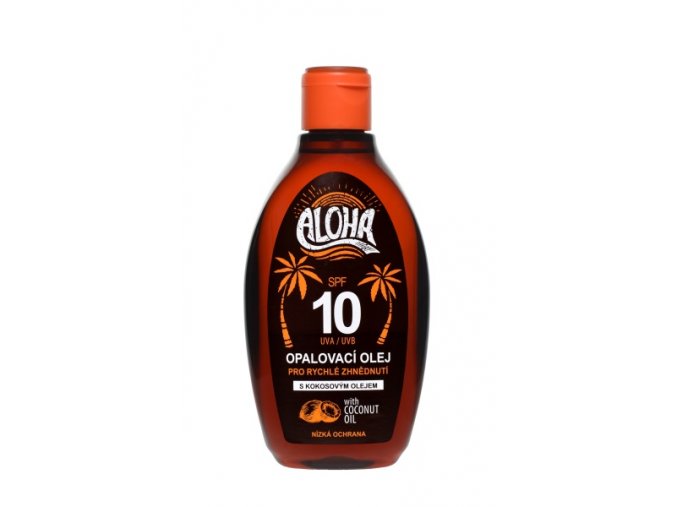 ALOHA Opalovací olej s kokosovým olejem SPF 10 200 ml