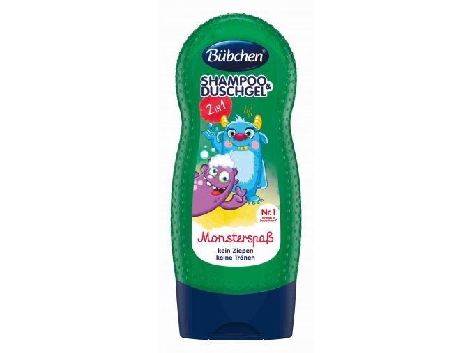 Bübchen Kids šampon a sprchový gel - mořská příšera 230 ml