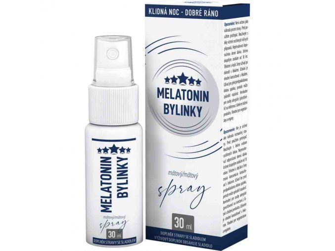 Melatonin Bylinky mátový spray 30 ml