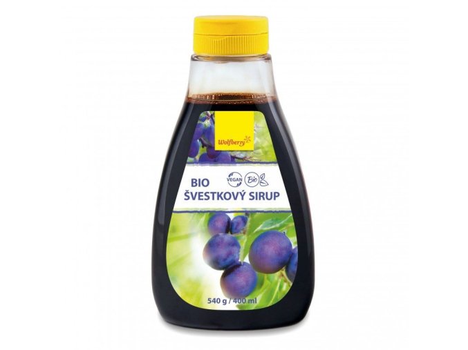 svestkovy sirup wolfberry bio 400 ml 540 g