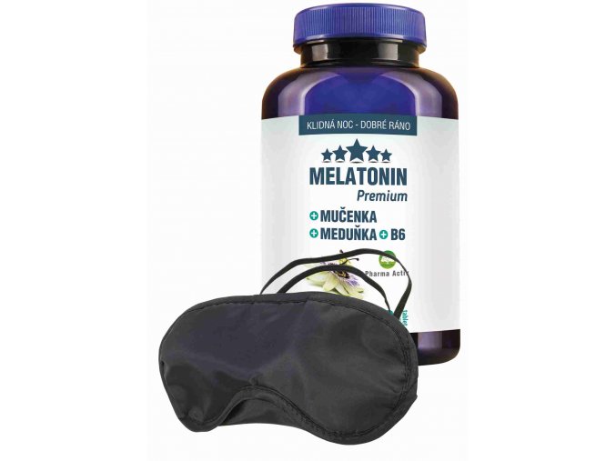 Pharma Activ Melatonin Premium Mučenka + Meduňka + B6 100 tbl.