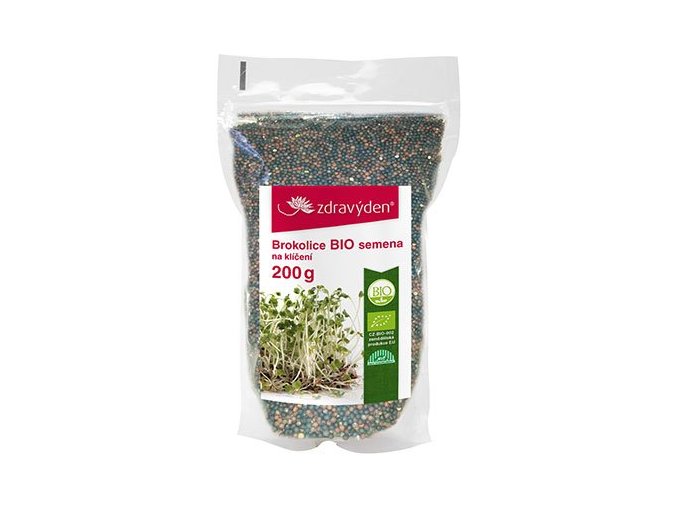 ZdravýDen® Brokolice BIO - semena na klíčení 200g