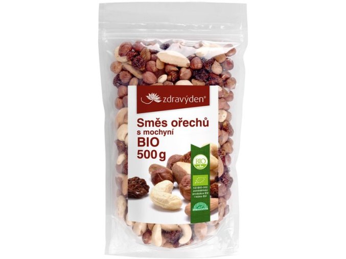 ZdravýDen®  BIO Směs ořechů s mochyní 500 g