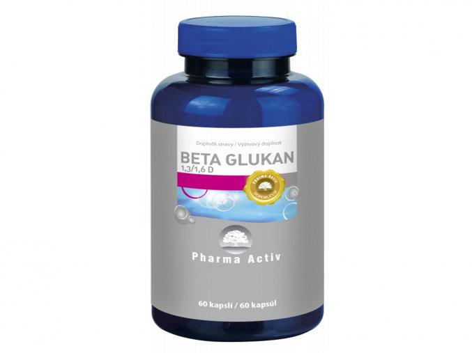 Pharma Activ Beta Glukan 1,3/1,6 D čistý 60 kapslí