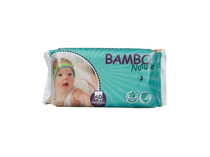 bambo nature detske vlhcene ubrousky 50 ks