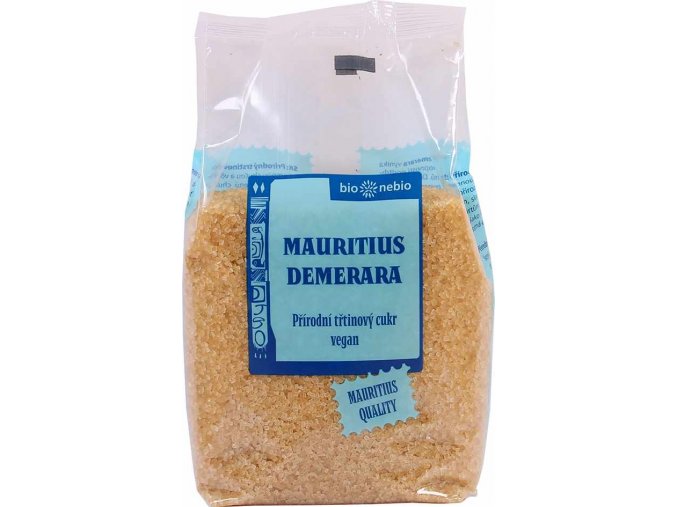 Bionebio Přírodní třtinový cukr Mauritius Demerara 500 g