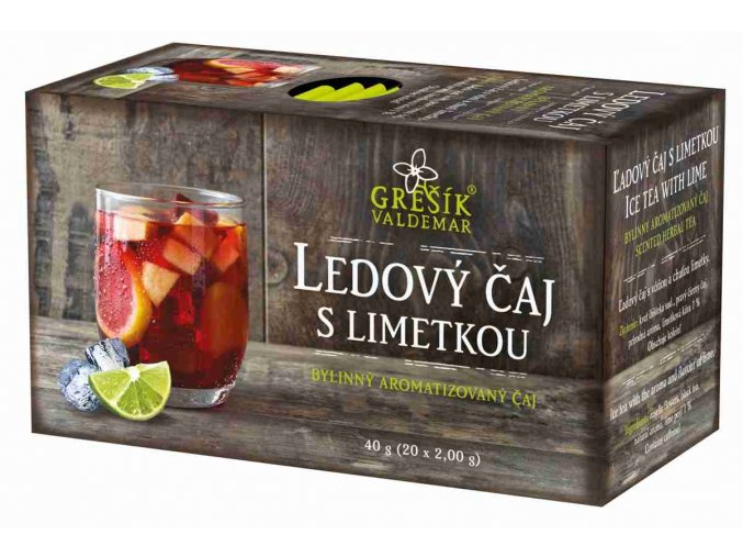 Grešík Ledový čaj s limetkou n.s. 20 x 2,0 g