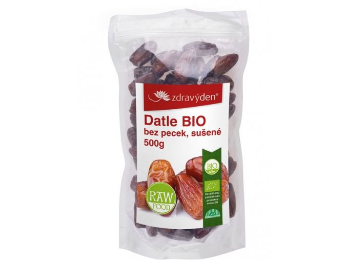 ZdravýDen® Datle BIO 500g bez pecek, sušené