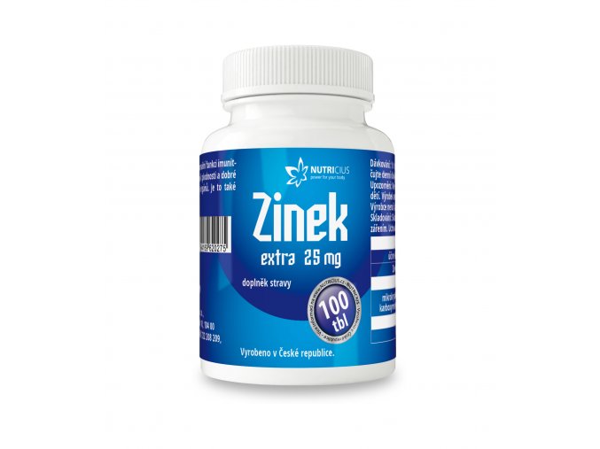 Nutricius Zinek EXTRA 25 mg 100 tbl.