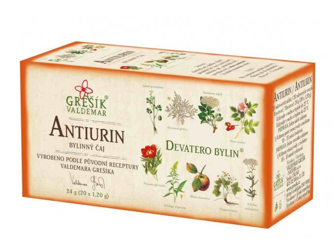 Grešík Antiurin čaj n.s. 20x1,2 g Devatero bylin