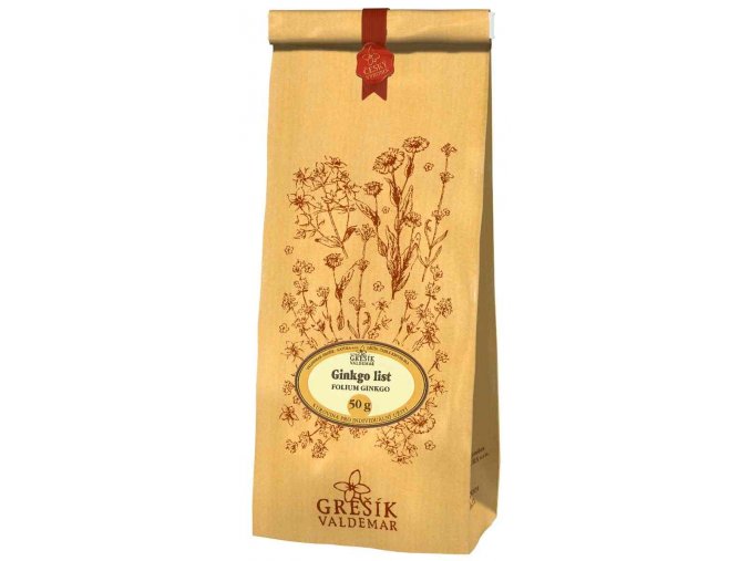 Grešík Ginkgo list čaj sypaný 50 g Devatero bylin