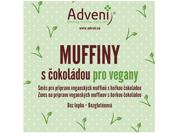 muffiny cokolada vegan