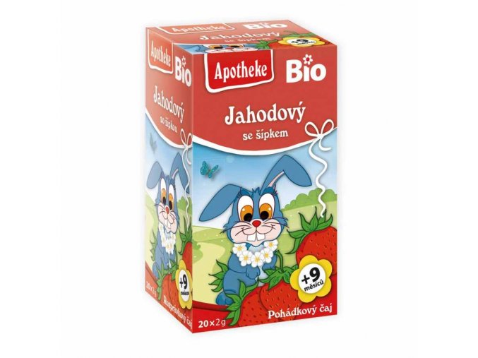 Pohádkový čaj BIO Dětský čaj Jahodový se šípkem 20x2g