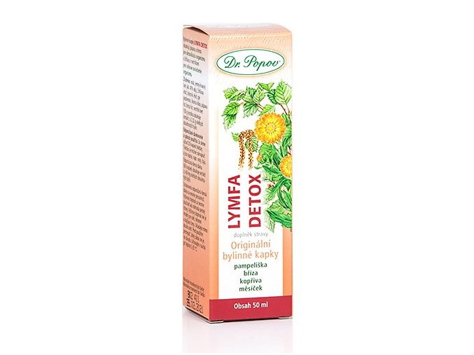 DR. POPOV  Lymfa – detox bylinné kapky 50 ml