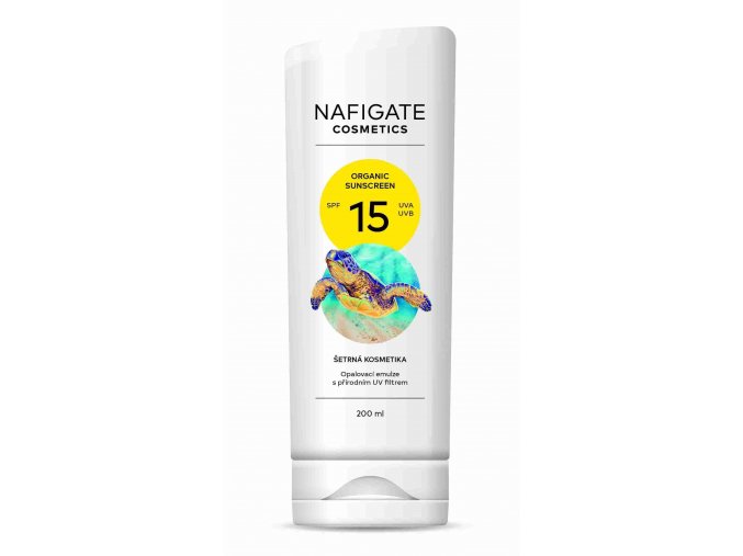 Nafigate Organic Sunscreen SPF15 200 ml