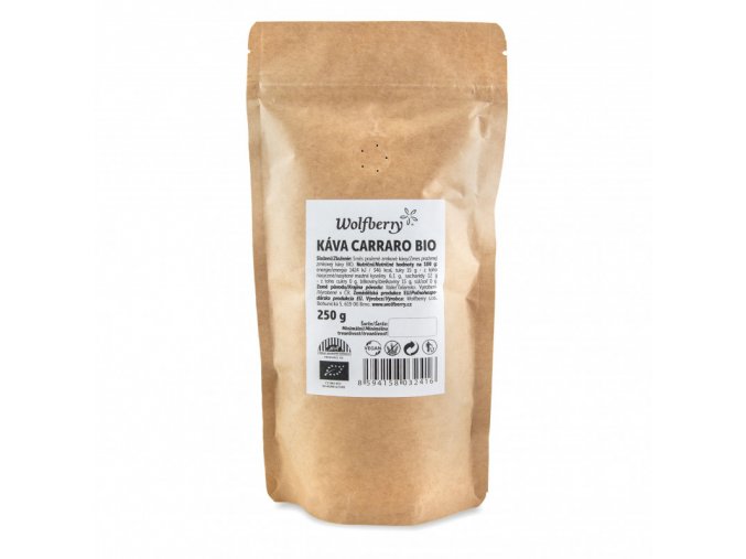 kava carraro bio 250 g wolfberry