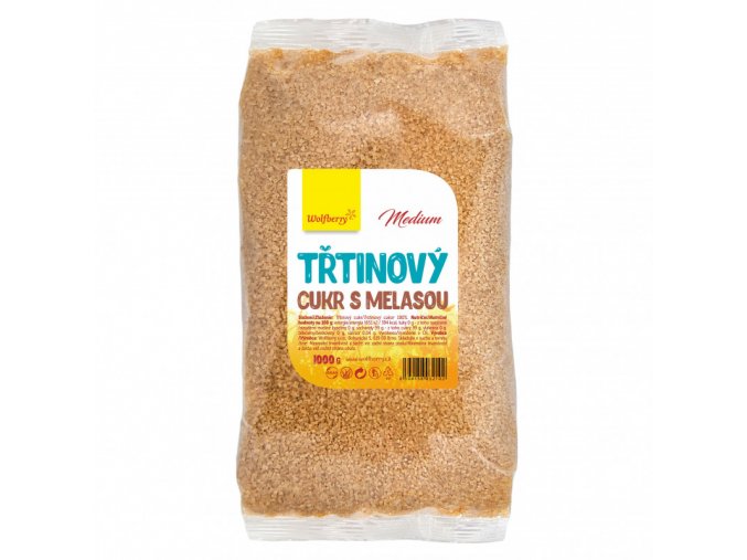 trtinovy cukr s melasou 1 kg wolfberry