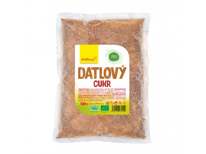 datlovy cukr bio 500 g wolfberry