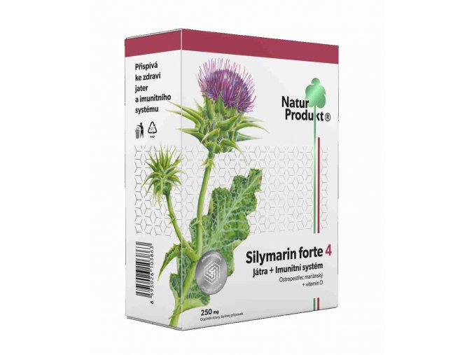 Naturprodukt Silymarin Forte 4 - Játra + Imunitní systém 40 tbl.