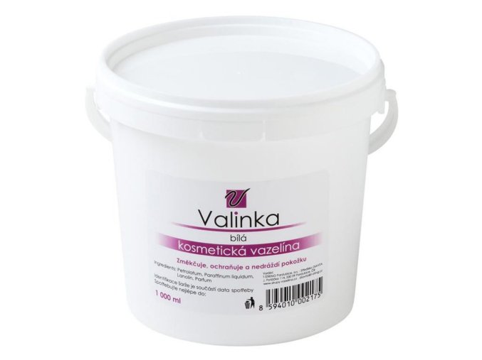 Valinka bílá kosmetická vazelína 1000 ml