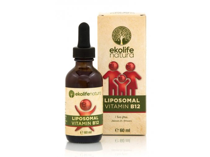 EKOLIFE NATURA Lipozomální vitamín B12 60 ml