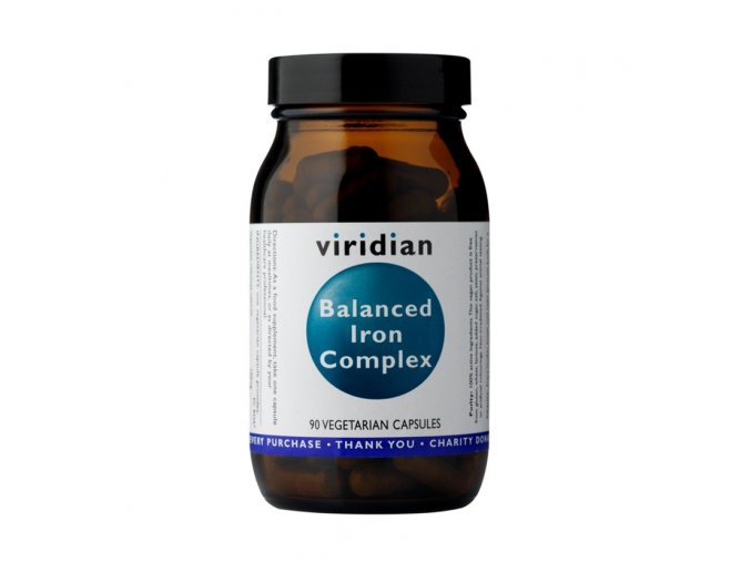 Viridian železo komplex přírodní doplňky stravy